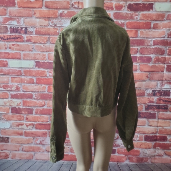 Lost + Wander Crop Corduroy Jacket Medium NWT - Picture 3 of 3